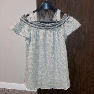 Off the shoulder shirt